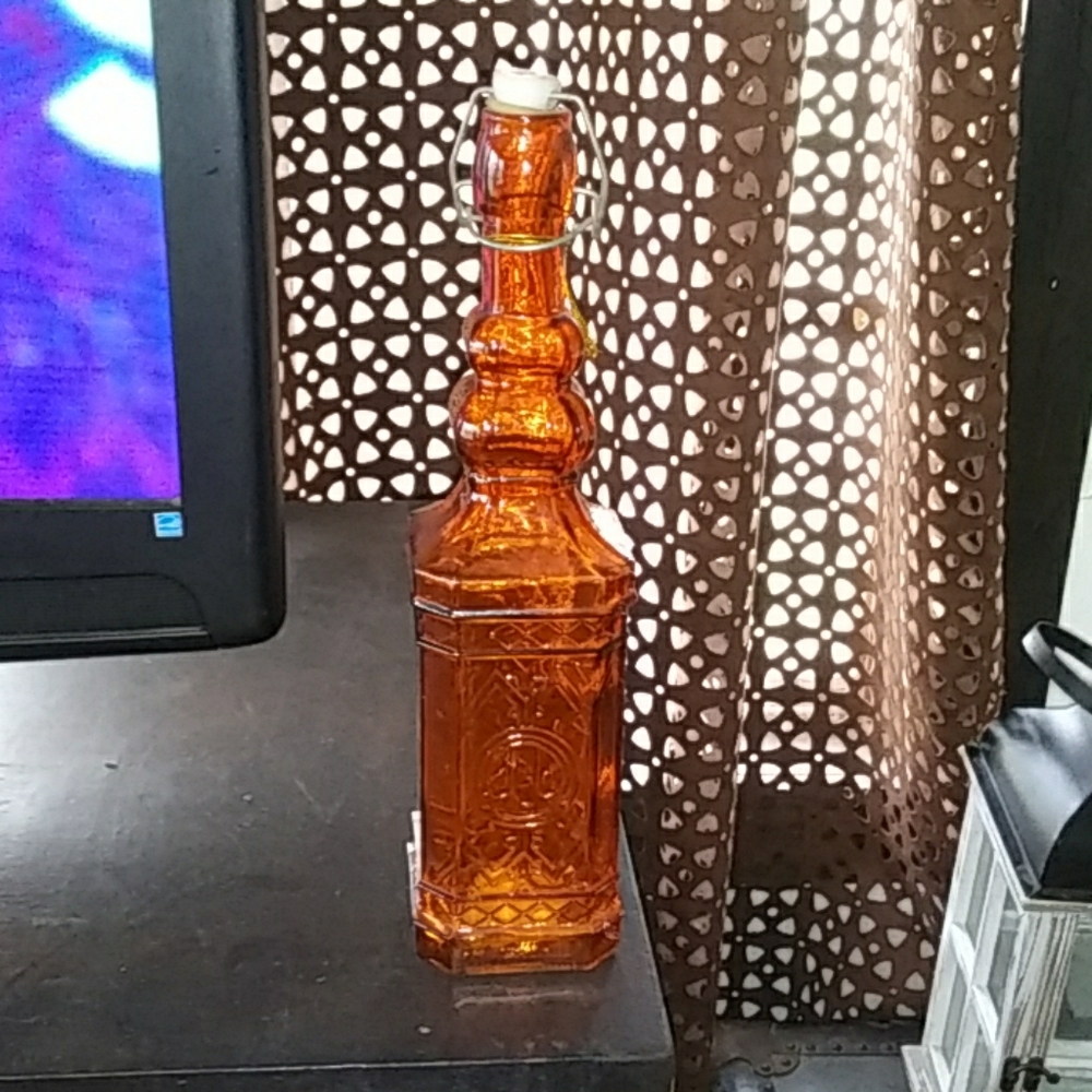 Vintage oil and vinegar decanter
